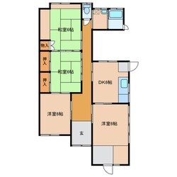 中津駅 徒歩53分 1階の物件間取画像